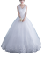 TIKTOKの爆発モデルウェルディ・チェンドレス2018年秋冬新婦の結婚式の双肩Vネックローグリム妊婦の中袖ウェディングドレスの女性高腰妊婦のウェディングドレス+3点セットでXLを大きくします。