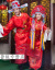 【春夏の上で新しい】状元服鳳冠霞婚服龍鳳装状元服、中華風新婦、龍鳳服、新しい服、赤い男性用の帽子