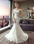ウェディングドレスの新モデルプリンセス甘いオーストリアドレスのマイドスカート短いドレール新婦の結婚式コリアロール宮廷白L