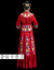 【春夏上新】新婦2018新春中華風ドレス中国風結婚服昔風嫁入り服フリンジコレクション追加購入してカバーヘッド（非売品）Lをプレゼントします。