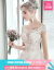 TBGウェディングドレス2019新型新婦の結婚ドレス女オフシ・ロールダッグヘボン風Vネックで出かける。