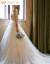 最新商品のウェルディは2018年春夏新婦の結婚ローリング長のドレッドウエディングドレスを披露しました。