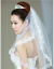 水晶相恋新款コリアレルパリングスイス长新妇の结婚式のウェディングベールの白いドレスアップは175 cm以上です。