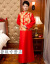 【春夏上新】2018新型新郎新婦の結婚ドレス中華風結婚服のチャイナドレスの龍鳳の上着の時代の大きなサーズ男女の金龍男XL