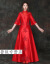 【春夏上新】新婦2018年秋冬の新型赤い結婚服乾杯の時間はドレス中華風ウェルディドレスの時代服の赤色XSを使います。