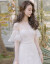 ウェルディドレース2018新型新婦結婚式コリアスタプリンセスドリームツアー撮影春オフーダー短いドレン白色L