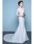 品質保証2019 maメールドウェディングドレス新スタイルシリムオードウェディングドレスマイド白XL