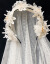 新婦のウェディングベールのヘアライン写真レイトロリアールスタープの仙女のベールの頭の糸は退きません。60 cm-80 cmを注文したいです。