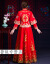 【春夏上新】新婦2018新型嫁入り服チャイナドレスレトロ婚服中国風中華風ウェルディ・ドラゴンカップ女性乾杯時間はドレス六鳳シングルでDモデルの首飾りXLを送ります。