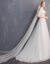ライトマタニティウェルディ・レングスの新モデルの花嫁ストラップ姫夢幻のナチム·リムオフ·ロールロールロール短いドレンの主ローグモデル+ストールM