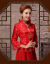 &京東優品&ドライカップタイムはドレス冬のチャイナドレス2018新型ロングール長袖の厚い手のスラム結婚ドレスムスの赤い新婦服で秋冬型半袖335 XL