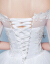 2018新婦の結婚式のウェディングドレスの中で袖コリアスタイルニューでウェディングドレスのスラム唯美レム6016アップグレード版8点セットXL