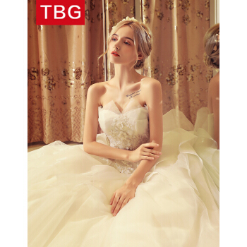 TBGウェルディ・レングド2019新型ビスティ新婦の結婚式コリア・ロール姫の嫁入り式春のシリム女の白い身のオーダーメイドについてお聞きください。