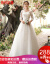 Yishafeinaウェディングドレス2019新型の夏新婦は結婚して外出します。
