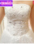 若仙衣阁の妊妇のウェディングドレス新型コリアのテールの高腰の大きいサーズビズの长いトレインのドレスの白いL