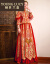 楊氏六喜ブランドTIKTOKは、同じじスタイ清心Vcショー禾服新婦2018新式龍鳳服中華風ウェルディと結婚時のドレスをMに並べています。