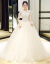 Changyin 2019中腰大好きなセイズが結婚したドレスウェディングドレスのコリアスタ姫の新婦ローリング1903ドレイン+3点セットを4 XL増加しました。