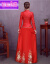 若仙衣閣秀禾服新婦のチャイナドレスの嫁入り服は春と秋のレイトン乾杯の時間はドレス赤XL（112-120斤）を使います。