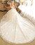 黛罗伦レイストストでウェディングドレスを结ぶ2019夏の新型宫廷スリムセクシーオフシン王女ドリーム大き目のサイズ长いイドレンウェルモデルXL