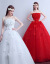 ヴィスチェウェルディ.レングレス新婦夏ローグの赤いウェディングドレス2019新型大きサズリスリスの結婚式赤いL