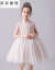 プリンセススカートの女の子のウェディングドレスの司会者会ドレスの子供ショードレスアップの画像色105 cm（90）