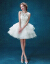 夢の中でバレエの休暇旅行は撮影の新しい婦のショートモデルのウェディングベールの小さいドレスの連れの娘を撮影して白色XSに従います。