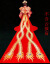 【夏上新】秀禾服新婦2018新型中華風結婚式ドレス結婚式ドレスアップ服長は金色4メートルシングルトニン（大腰/小腰）XS