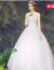 シエルヴィーナ2018春新型コリアスタウエディングドレス結婚ドレス妊産婦ロングービス新婦のセレマイトウェディングドレス+3点セットS