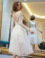 古莱登ウェルディーディーディードレス2018新型新婦結婚旅撮影姫スナチャラム軽やかなウーウェルディディは、ドリームショートモデルシンプ女白色XL