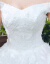 Yishafeina ofショルダーウェディングドレスのロングドレーンコリアスタイルファッションのシュリーム羽毛レイウェディングドレス2019新型ウェルディドレス新婦ホワイトドレンXL