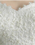 Yishafeinaウエディティーンドレース2019新型シャコアレル新婦結婚オフシル長袖ステム王女ローリング女子白XL