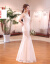 オフシ・デル領ウェル・レング・ドレス2019新婦の結婚式コリアスタ大きさのサイズスススススプロシュートシュートホワイト『特注メッセージ三囲身長サポート』
