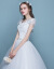 【夏上新】ウェルディ・レングス双肩Vリードプリンセス大きさいずみローズグウエディングドレス2018新型新婦結婚式T 550（六階）XL 3点セットをプレゼントします。