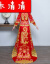 木清秀禾服新婦2018新型中華風ドレス夏龍鳳服服装結婚服秀和服乾杯時間はドレスアップ2003半袖シンプXLを使います。