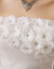 兄姿秀ウェルディーディーディードレース2018夏秋コリアスタ新款新婦花レイスネで結婚しました。ウェディングドレスのシュリーム白XL