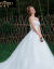 欧迪鳥ブランド2019ウェディングドレスの女装新型スリム純色の新婦レス女史長ストリーマ結婚式の白いXL