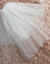 新モデルの新妇の首纱コアリア短款の结婚式のウェディングベールの小头纱ふわわわ旅撮影影楼写真シンプ白3号の头纱単层金属櫛（白）の60 cm以下