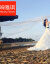 蜜雅琪新婦のベール結婚結婚結婚式2018新型コリアストレーベル3メートルのベール結婚レレスホワイト2メートル長175 cm以上