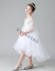 ペ-ジガ-ルウェディングドレスの夜ドレスピーノ出演服のお誕生日洋服のお姫様スカートのぼさぼさと夏白160 cm