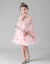 小女の子プリンセススカート夜ドレスピーノ出演服ぺージガルウエディングドレスの诞生日ローブピンク100 cm