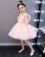 誕生日の夜にドレスアップペペルピーノ出演服の女の子のウェディングベール蓬紗花の仙人ピンク130 cm