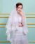 新型の新妇の首纱コリアスタ単分子レ-スのウェディングベールの首饰りは美しいわわわわわの影楼の撮影影饰は白いです。