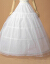 ただ悦の新しい婦のロングーのウェディングドレスのスカートは3鋼の輪の1階の紗の骨の硬い底があります