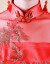 秀禾服新妇ドレスウェディング新モデルファッションレレス大フェニックスススーパーガールのお祝いのチャイナドレススカート2089赤いL