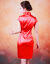 秀禾服新妇ドレスウェディング新モデルファッションレレス大フェニックスススーパーガールのお祝いのチャイナドレススカート2089赤いL