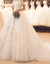 TBGウェディングドレス2019新型オフスタン新婦結婚ドレスプリンセスドリームロングドレースライトTIKTOK同じス星空ウェディングトラインスタイルS