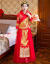 服倉舗ウェディングドレス2018新型竜鳳服スリーム高襟秀禾服新婦中華風嫁入り服装秀着物乾杯時間はドレス喜服赤色Mを使います。