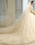 LUODIDAI軽奢ブランドウェディングドレス2019新型ドレンプリンセスクリスタルファンタシーお出かけの纱軽やかなウェウェルディは、ドレス新婦の白いドレインSです。