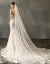 新婦の頭紗ふわわわ結婚ネトート有名人の撮影道具ナチュラの白いウェディングベールローリングリングドレイン真珠の頭紗長230*幅150 cm以上