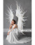 TIKTOK同じスタールカスタム新款首挂けデザイン感シンプの上品マメード新婦の結婚式の白い清新芝生の儀式の紗旅撮影ウェディングベール白いL